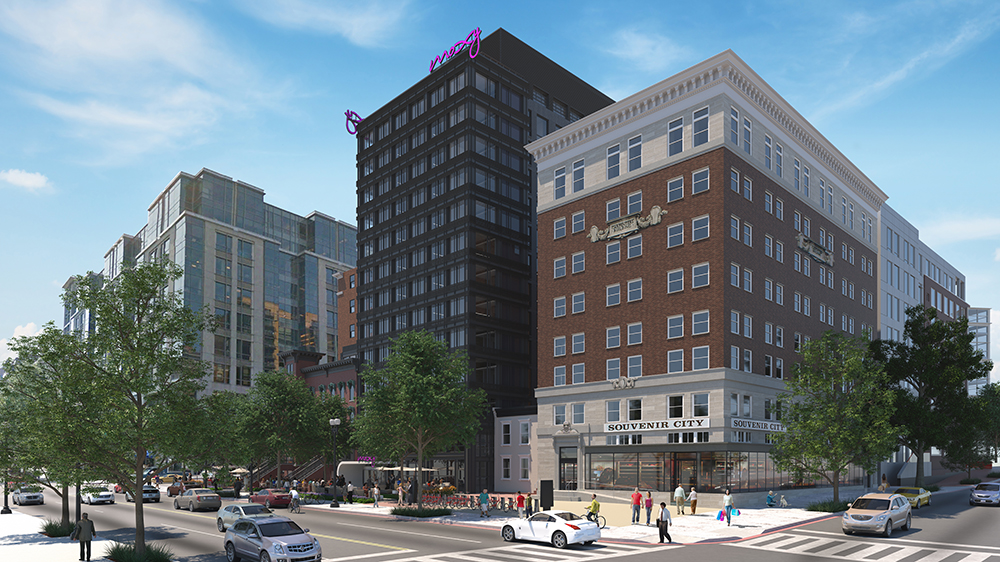 The Moxy Hotel with INTUS Windows - completion set for late 2018!