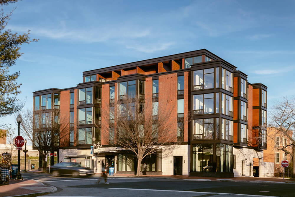 Emblem at Barracks Row with INTUS Windows. Photo credited to Fillat+ Architecture